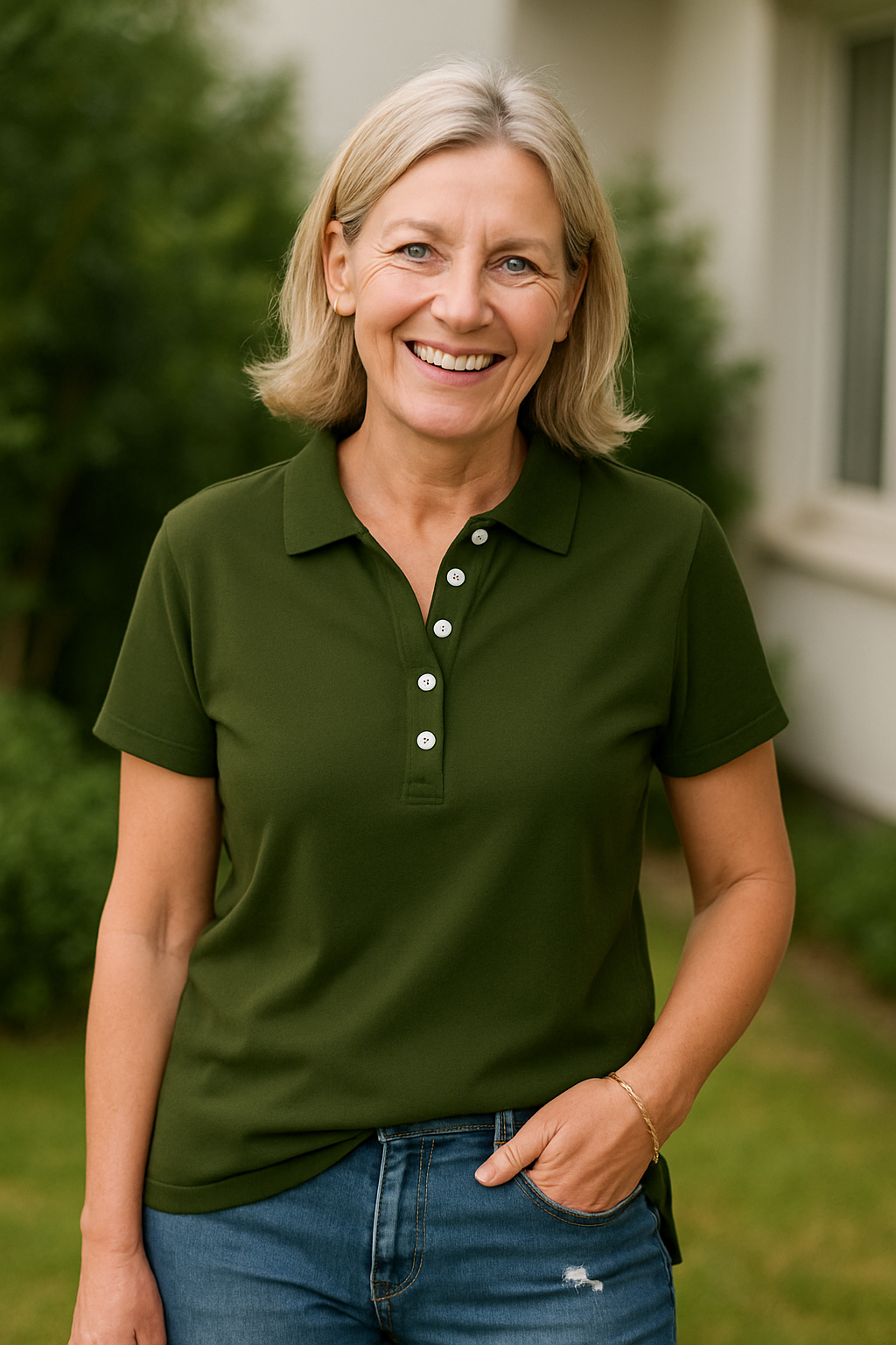 Inge - Åndbar poloshirt med elegant udseende